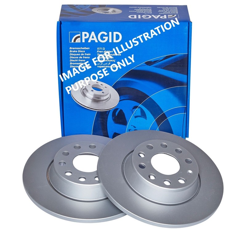 PAGID FRONT Brake Discs 284 mm INTERNALLY VENTED