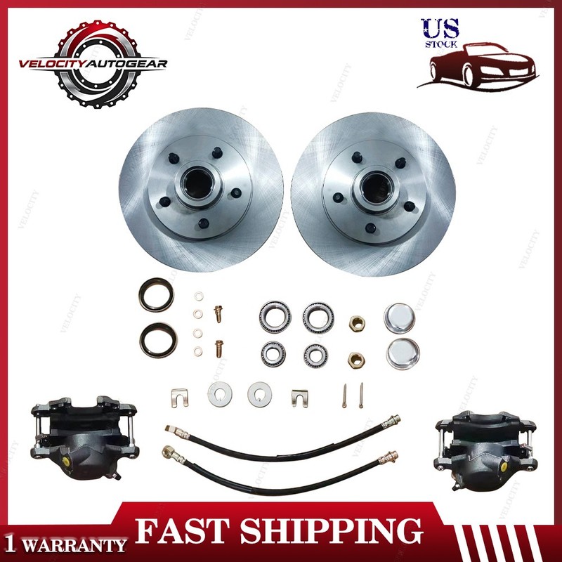 For 1960-72 Chevy C10 Front Truck Disc Brake Conversion Wheel Component Kit 5Lug