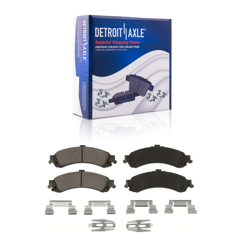 Front & Rear Disc Rotors + Calipers Brake Pads for Silverado Sierra 1500 Tahoe gallery