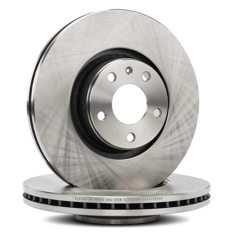 2x Front Left & Right Disc Brake Rotors for Audi A6 Quattro 2005-2011 A6 06-11 gallery