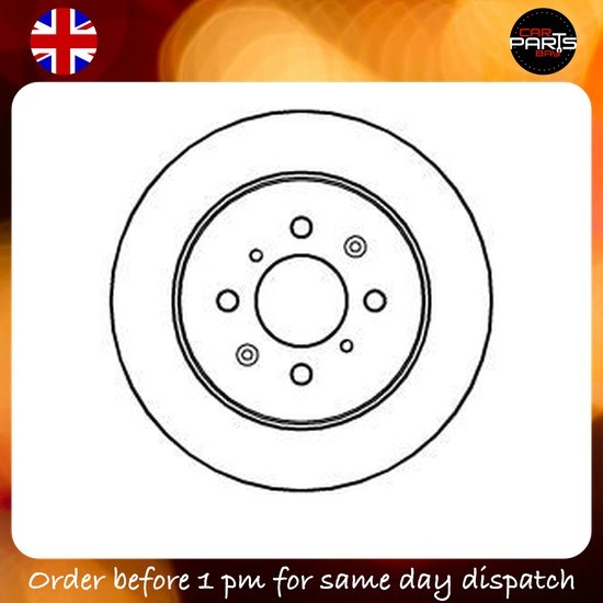 BRAKE FOR HONDA CIVIC DISCX2 REAR