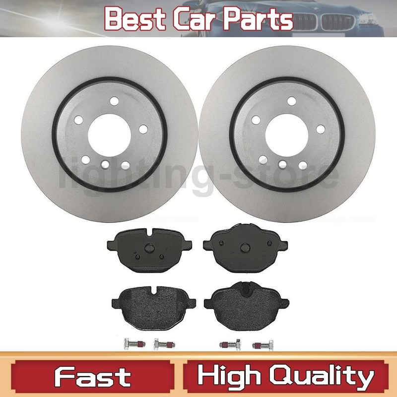 Rear Brake Pads and Disc Rotors Fits 2011 BMW Z4 2012 BMW Z4 2013 BMW Z4