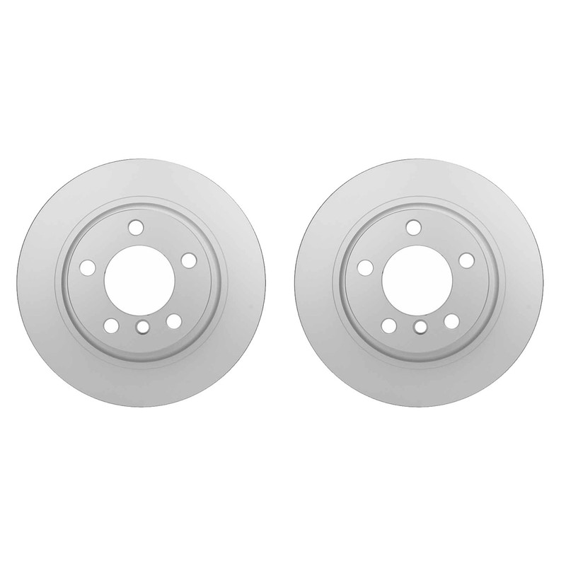 Hella Pair Set of Rear Solid 296mm Disc Brake Rotors For R60 R61 Cooper Paceman