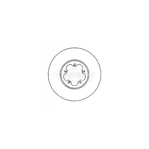 Borg & Beck brake disc pair - BBD4562 gallery