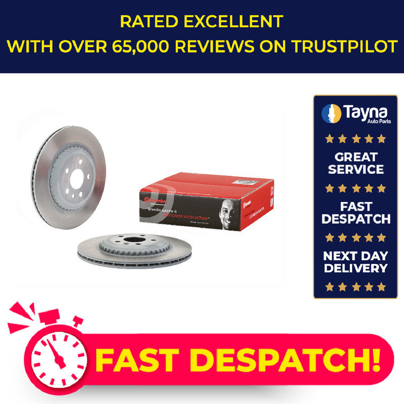 2x Brake Discs Pair Vented fits RANGE ROVER VELAR L560 3.0 Rear 2017 on 325mm