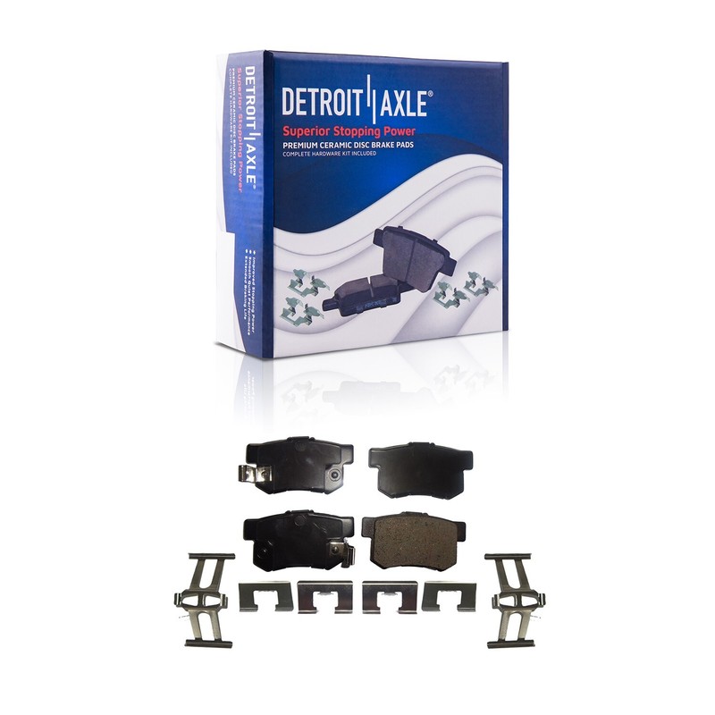 Front & Rear Disc Brake Rotor + Ceramic Brake Pads for 1999 2000 - 2003 Acura TL gallery