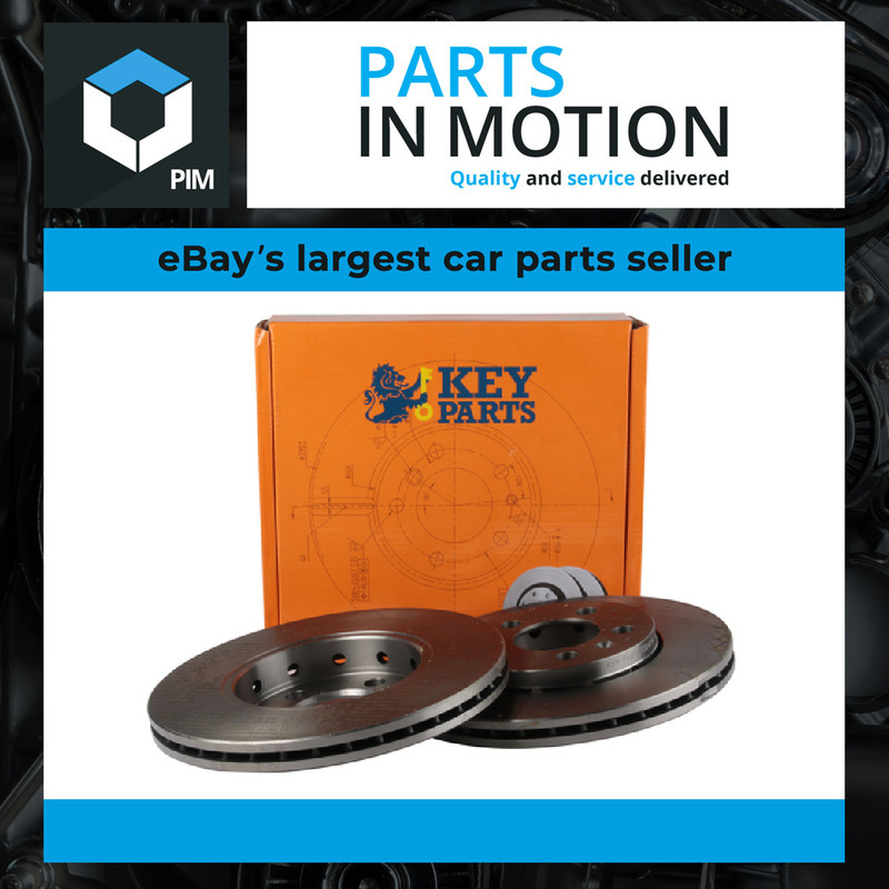 2x Brake Discs Pair Vented fits AUDI A2 8Z0 Front 1.4 1.6 1.4D 00 to 05 256mm