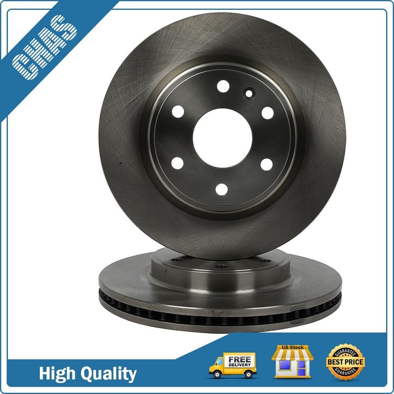 Front Brake Rotors Discs Fits Saturn Outlook 2007-2010 Chevy Traverse 2009-2017