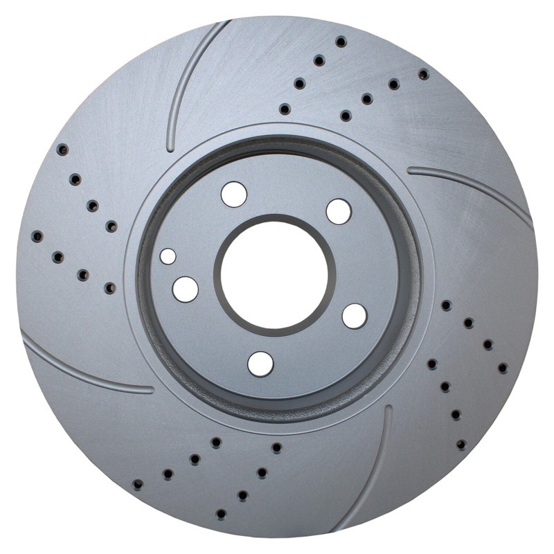 Bison Performance Pair Set Front Drilled 285mm Brake Rotors for W204 W212 R172 gallery