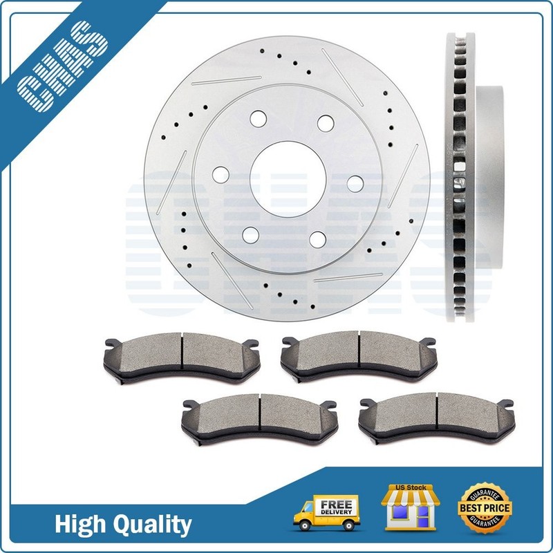 305mm Front Brake Ceramic Pads And Rotors For GMC Savana 1500 2500 2003-2005