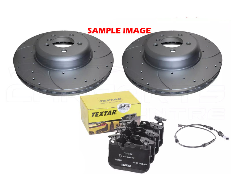 FOR BMW 3 4 SERIES F30 F31 F32 F33 F34 F36 2012- FRONT BRAKE DISCS AND PADS 370M