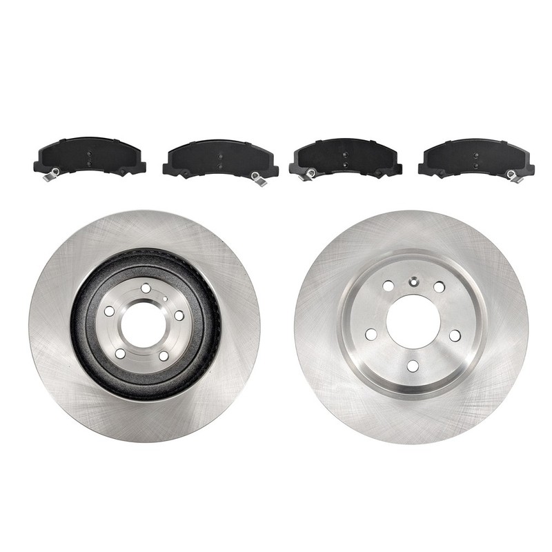 Front Brake Rotors & Ceramic Pads for 06 -11 Cadillac DTS Buick LuCerne V8 323mm gallery