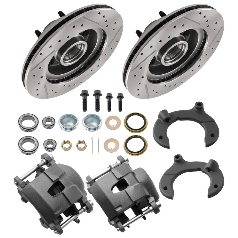 Front Disc Brake Kit for Mustang II front ends 1974-1978 5 x 4.75″ Bolt Pattern
