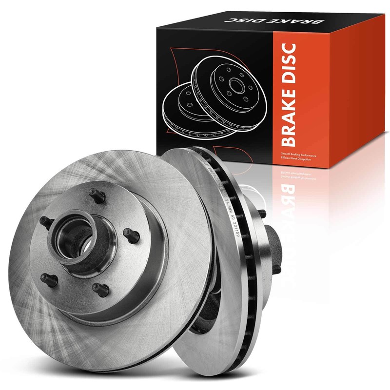 2Pcs Front Disc Brake Rotors for Chevy Camaro Impala Nova Buick LeSabre Pontiac