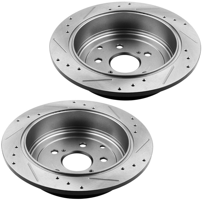 Front & Rear Brake Rotors + Ceramic Brake Pads For 2010-2015 Lexus RX350 RX450h gallery