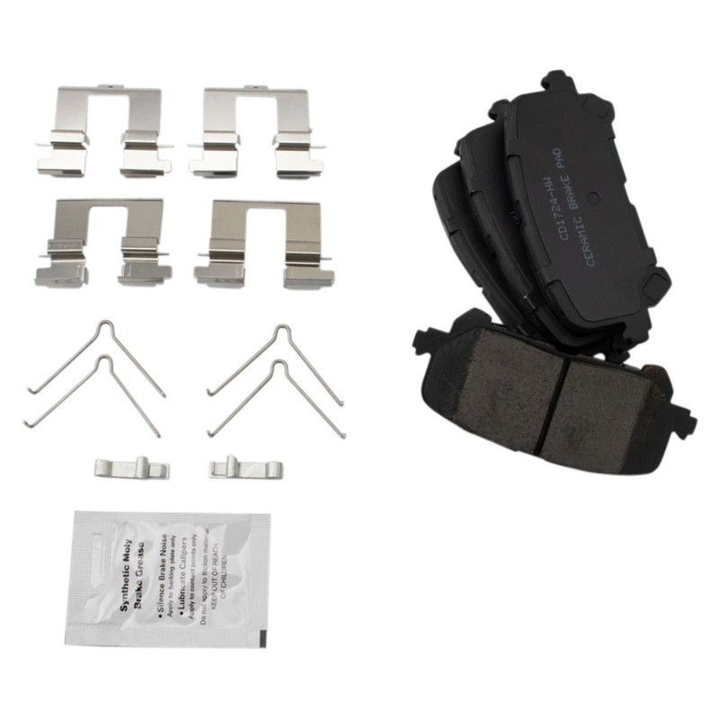 Front & Rear Premium Posi Ceramic Disc Brake Pads & Rotors for Honda Acura gallery