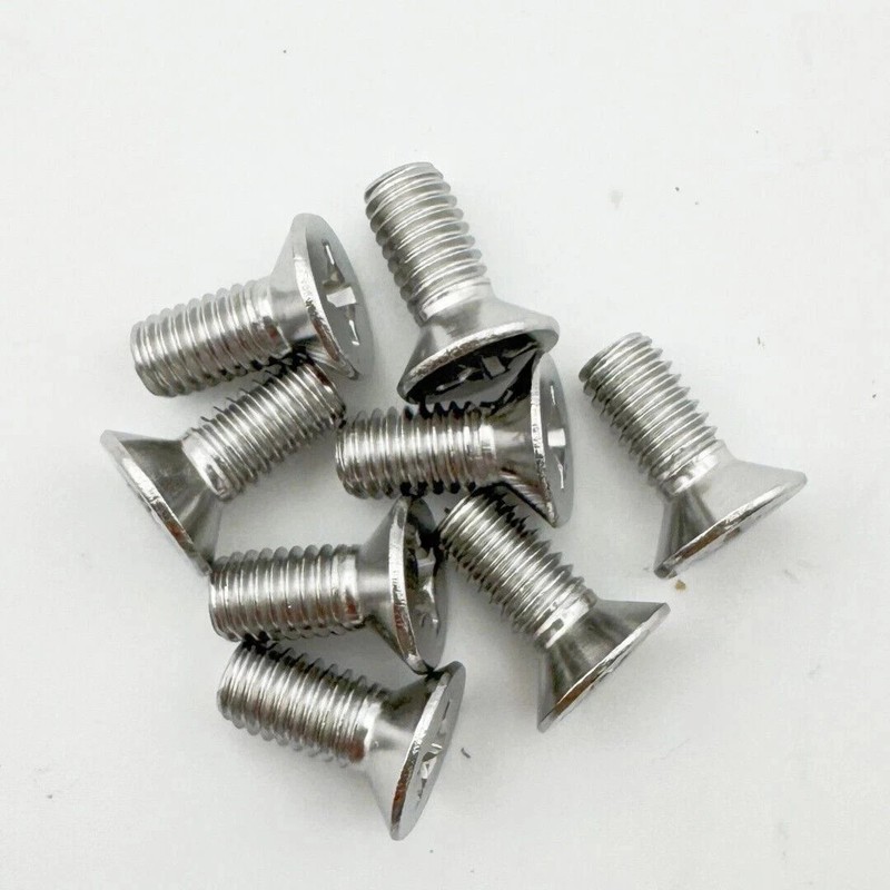 93600-06014-0H For Honda Accord Civic 8pcs Brake Disc Rotor Bolts Screws Replace