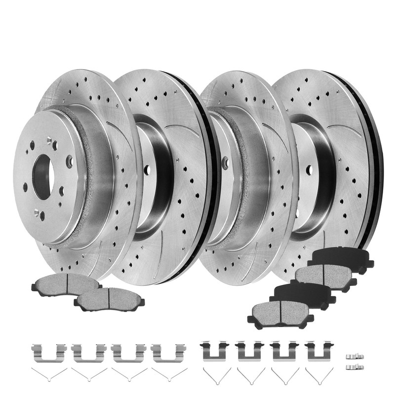 Front Rear Brake Rotors Pads for Honda, Pilot 09-11 2012 2013 2014 2015, V6 3.5L gallery