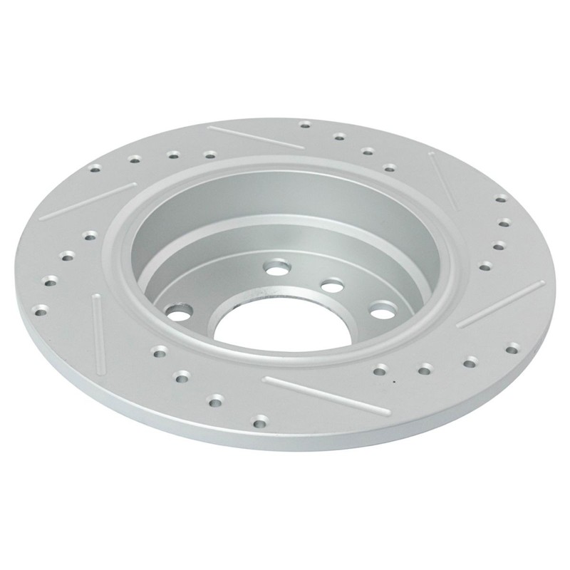Performance Brake Rotor Drilled Slotted & Ceramic Pad Front & Rear Kit gallery