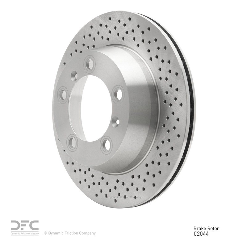 Dynamic Friction 620-02044 Disc Brake Rotor For Select 05-22 Porsche Models