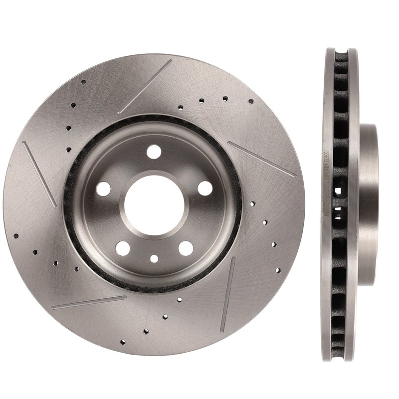 2X 2010 – 2015 2016 2017 Fits Chevrolet For Equinox Front Soltted Brake Rotors