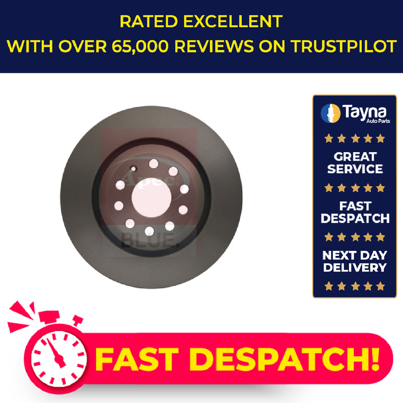 2x Brake Discs Pair Vented fits VW GOLF Mk8 1.4 Rear 2020 on DGEA 310mm Set New