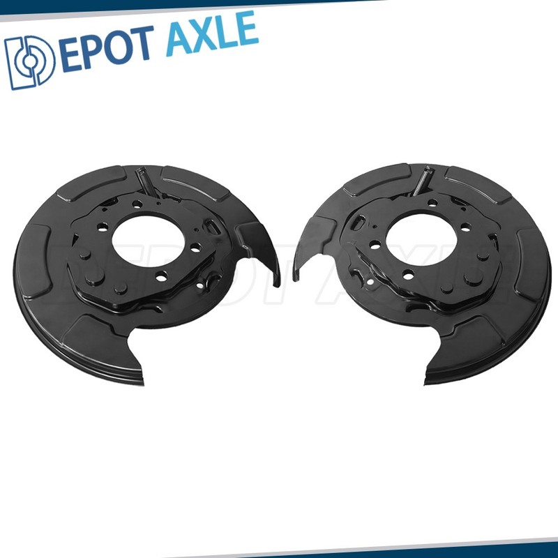 Set of 2 Rear Brake Dust Shield Backing Plate for 2010 2011 – 2014 Subaru Legacy