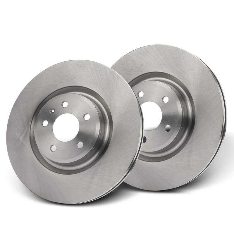 2x New Front Disc Brake Rotor for Audi A5 A6 A7 Quattro Q5 S4 S5 Porsche 345mm gallery