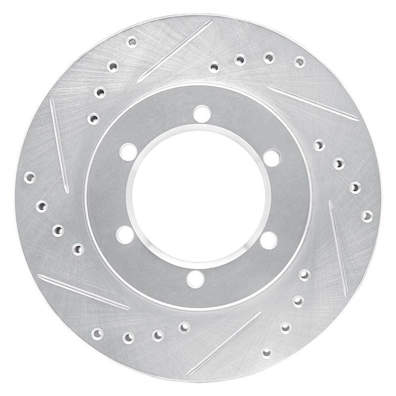 For Nissan Frontier 98-04 Brake Rotor eLINE Drilled & Slotted 1-Piece Front