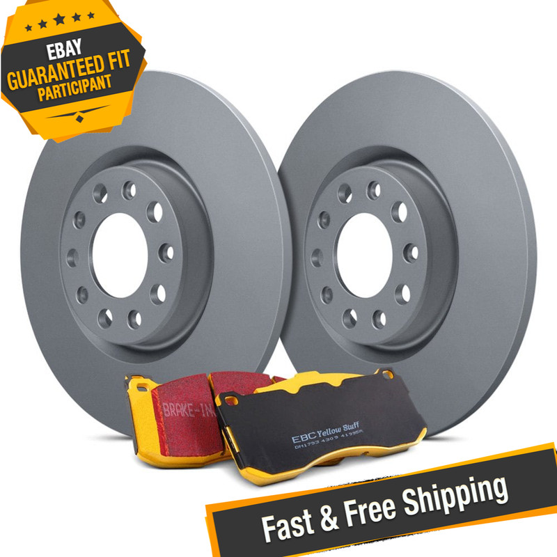 EBC S13KR1283 Stage 13 Light Street Plain Rear Brake Kit for 07-17 Jeep Wrangler