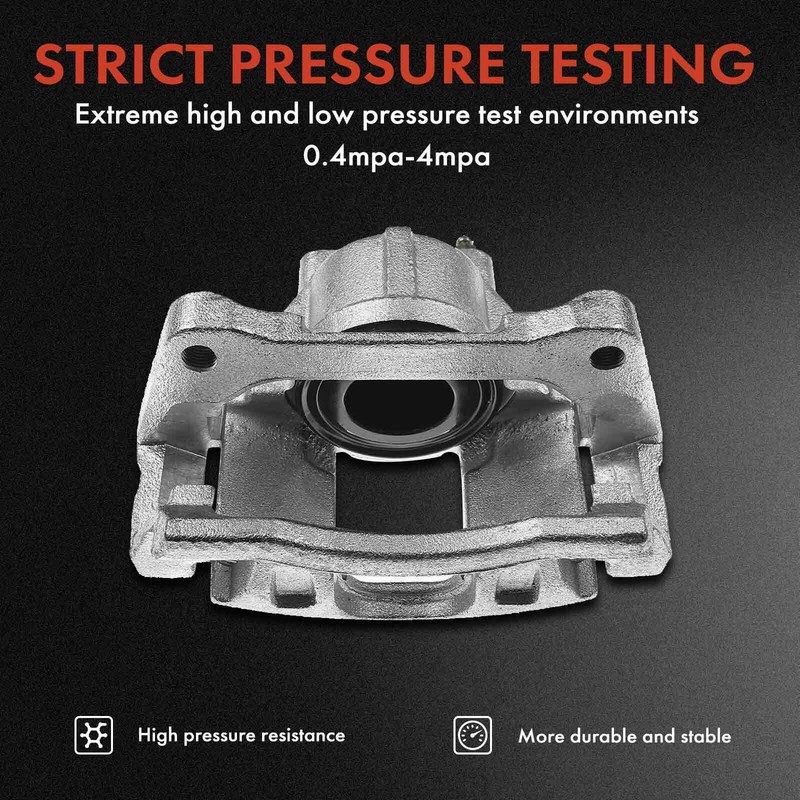 Front & Rear Disc Rotor & Ceramic Brake Pad + Brake Caliper for Dodge Nitro Jeep gallery