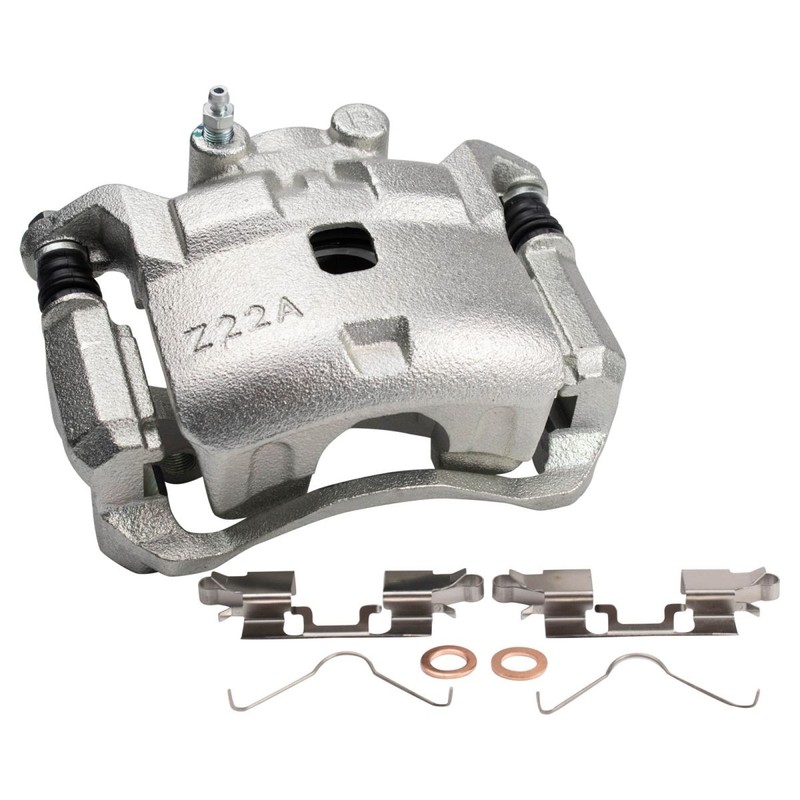Front Brake Calipers Ceramic Pads & Drilled Rotors Fits 12-18 Versa Versa Note gallery