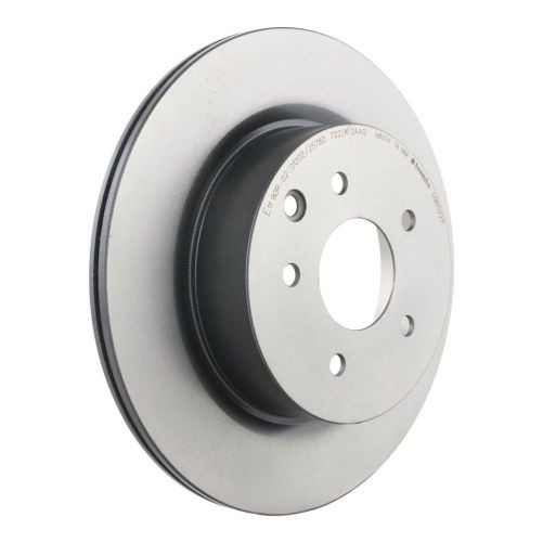 Brembo 09.B522.11 Disc Brake Rotor Rear Gray Cast Iron For Nissan Maxima
