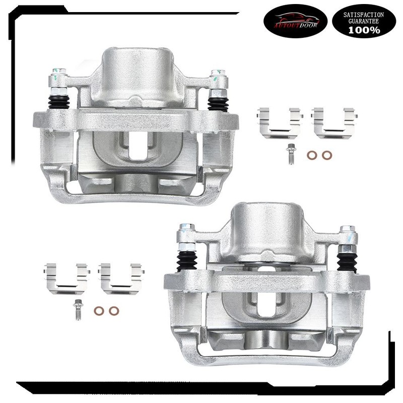 Front Brake Calipers w/ Bracket Set (2) For Chevrolet Equinox Impala Buick Regal gallery