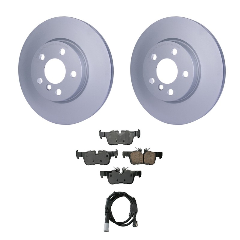 Hella Front Rotors Akebono EURO Ceramic Disc Brake Pads Kit For F55 56 57 Cooper