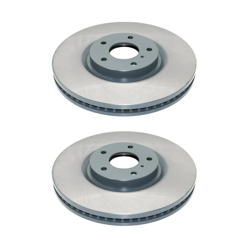 Front Set of 2 Titanium Disc Brake Rotors Pronto DuraGo BR900536-01