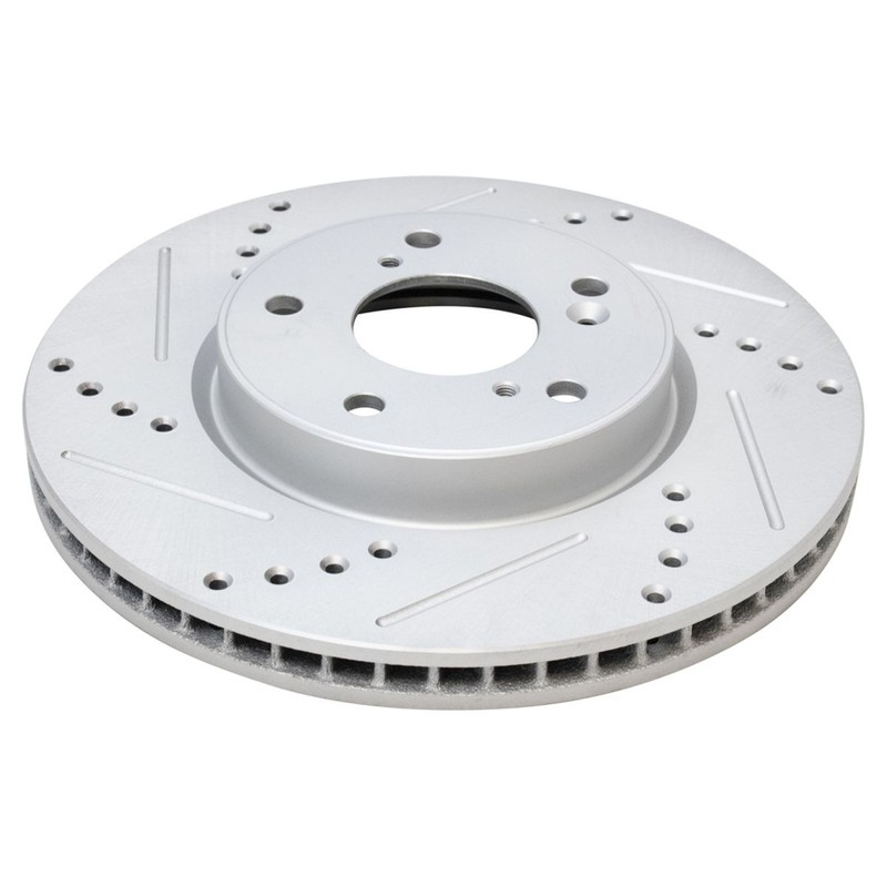 4pc Performance Cross Drilled Slotted G-Coated Rotor Kit for Honda Accord gallery