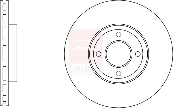 2x Brake Discs Pair Vented fits FORD ECOSPORT 1.0 Front 2013 on 278mm Set New