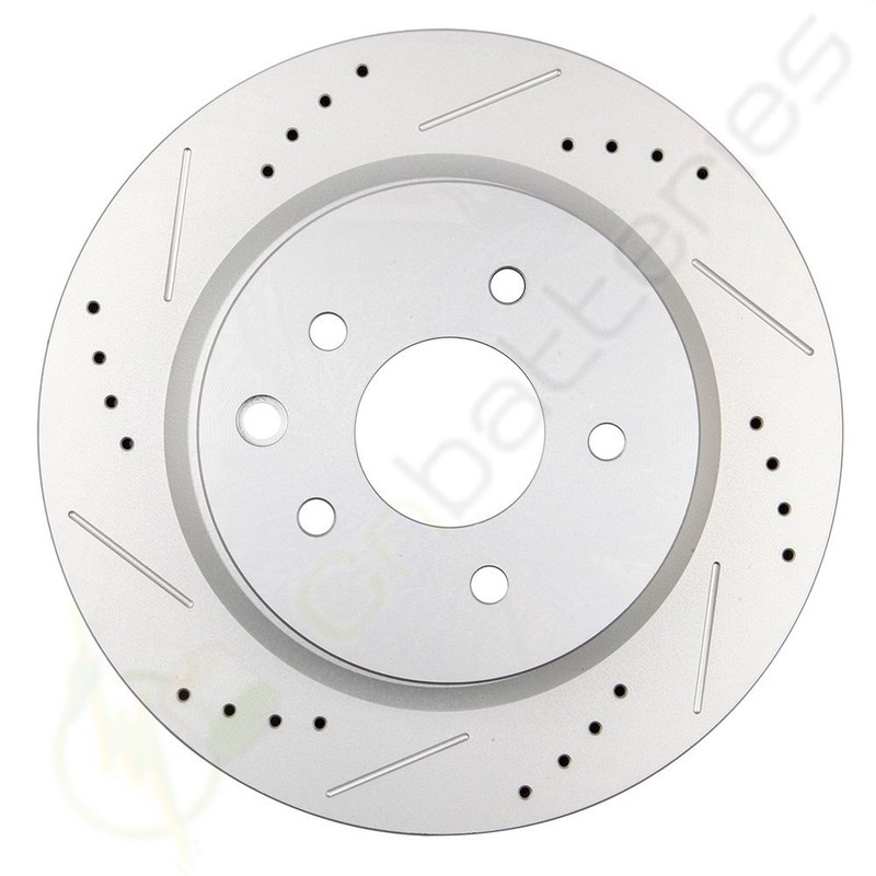 Front Rear Drill & Slot Brake Rotors Kit For 2009 2010 2011 2012 2013 G37 G37X gallery