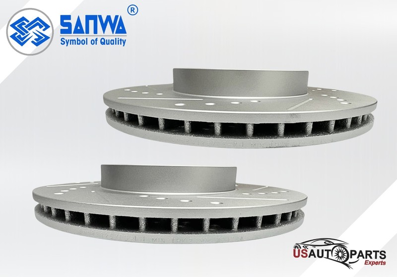 SET OF FRONT & REAR BRAKE ROTOR GEOMET COATED D&S KIT FOR HONDA CIVIC 2006-2015 gallery
