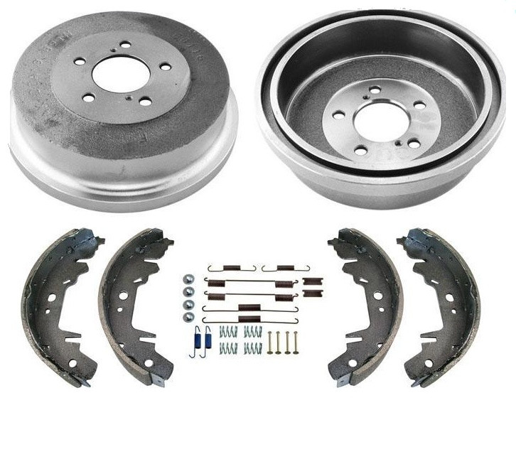 Drums Brake Shoes Springs Fits Dodge Grand Caravan 1996-2000 W/ 15 Inch Rim