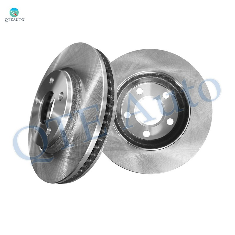 Front 296.95mm Brake Disc Rotors For 2005 Pontiac Montana SV6 5 Stud Wheel