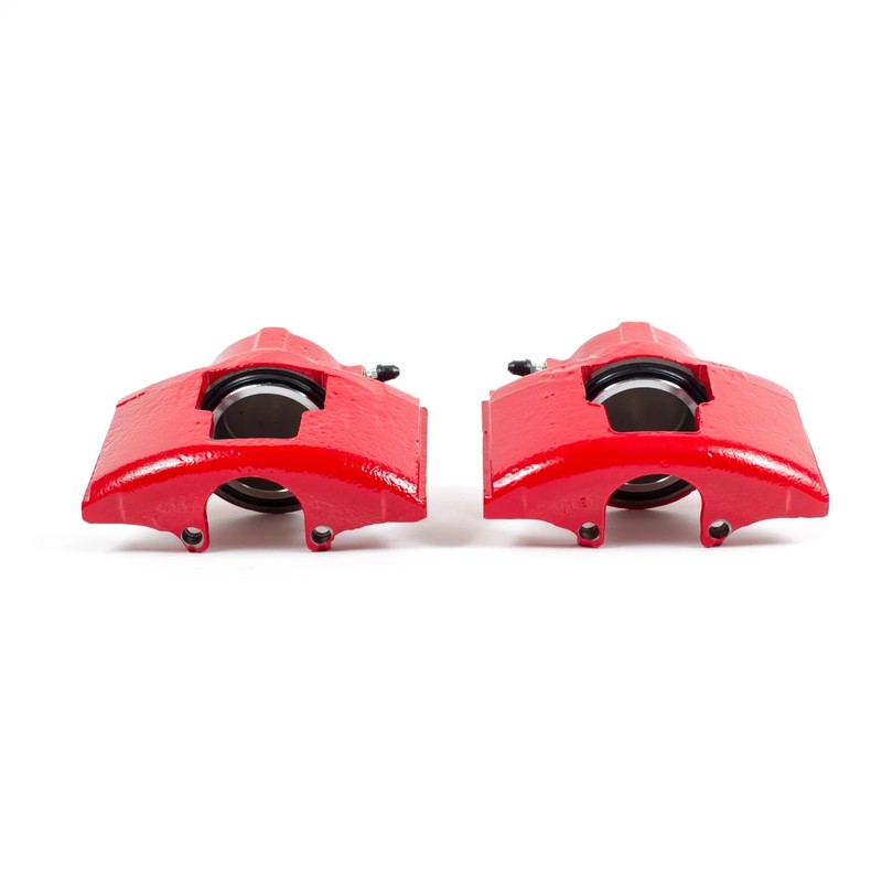 Power Stop S4347 Performance Brake Calipers Powder Coated Red Pair