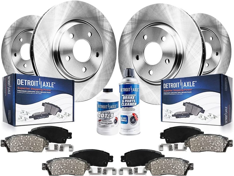 Front & Rear Brake Pads Rotors for 2013-2019 Ford Explorer