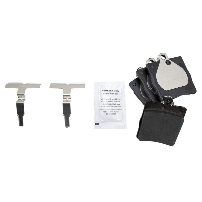 Front Rear Performance & Brake Rotor Ceramic Pad & Hardware Kit w/Chemicals gallery