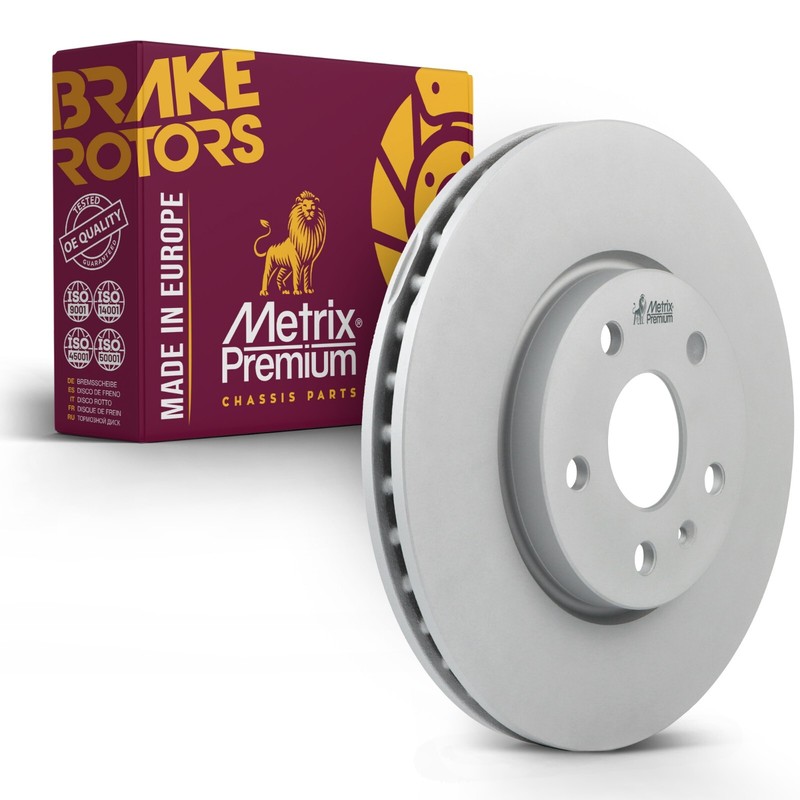Metrix Premium Front Coated Vented Disc Brake Rotor Fits Chevrolet Equinox