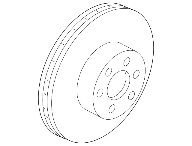 Genuine Nissan Disc Brake Rotor 43206-1LB0A