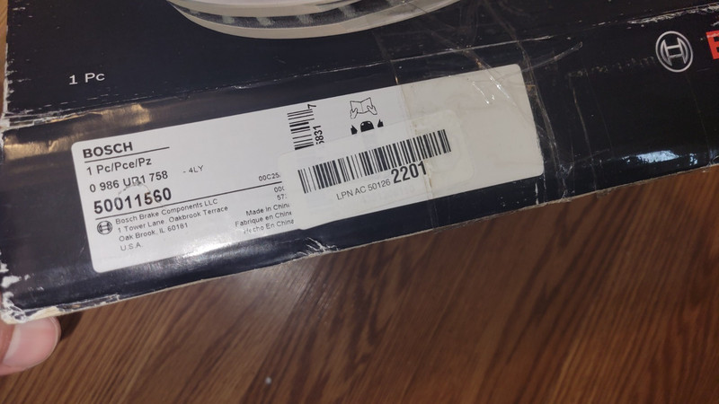 Bosch QuietCast Rotor Front - 50011560 gallery
