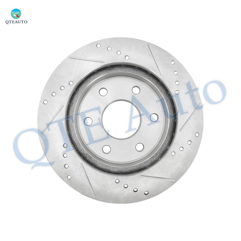 4 Front 331 Drilled Brake Rotors-Wheel Hub To 2002-2006 Chevrolet Avalanche 1500 gallery