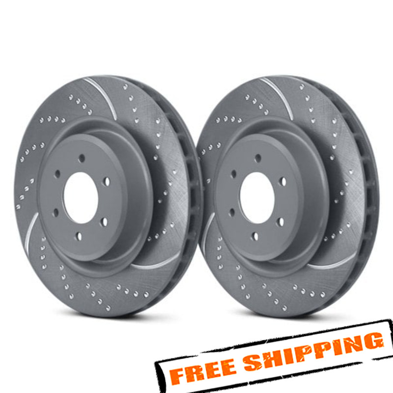 EBC GD280 3GD Series Sport Dimpled and Slotted 1-Piece Rear Brake Rotors gallery